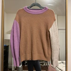 Everlane Tri-Colored Sweater